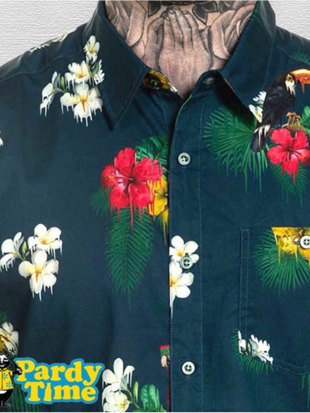 Pardy Time - On Acid Button Up - Mens XL - Picture 6 of 9